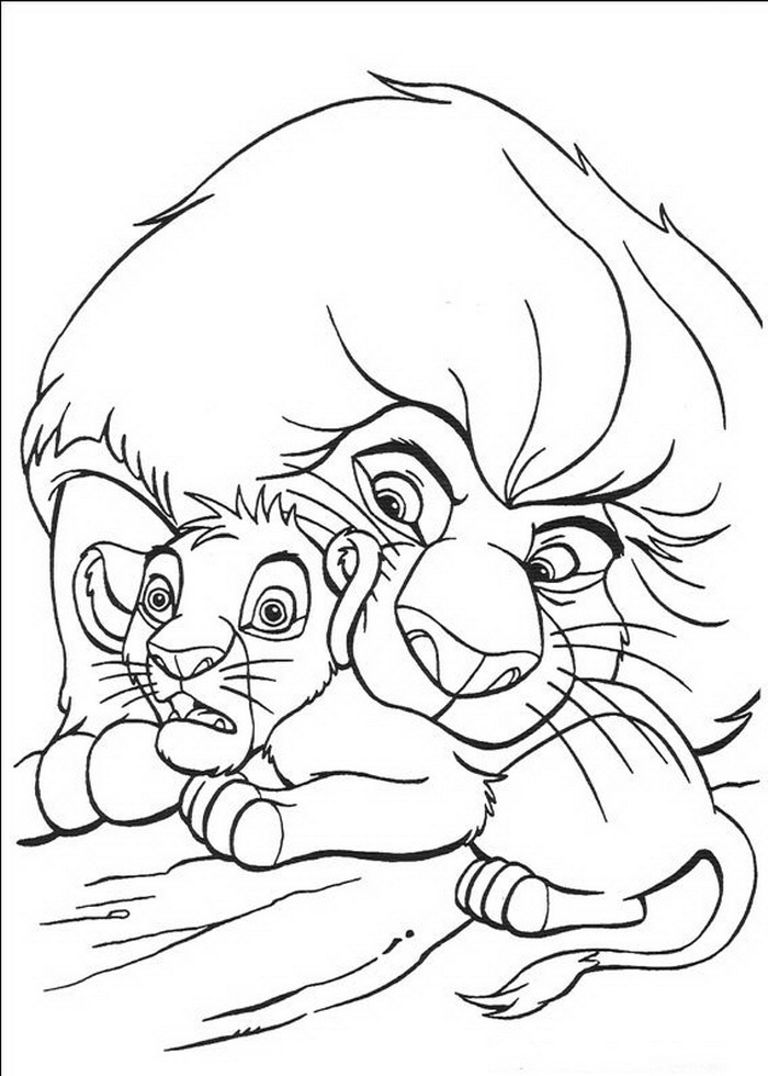Lion King Mufasa Coloring Pages